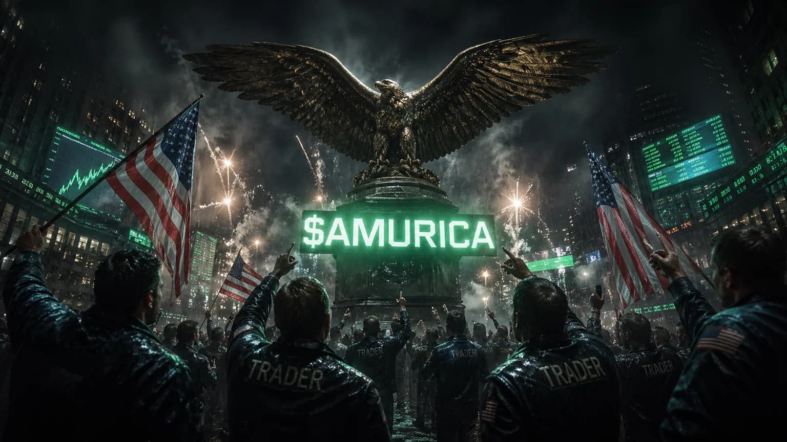 AMURICA Just Did $538K in Volume on a $90K Market Cap, and Solana's Patriotic Meme Trade Is Already Running Hot