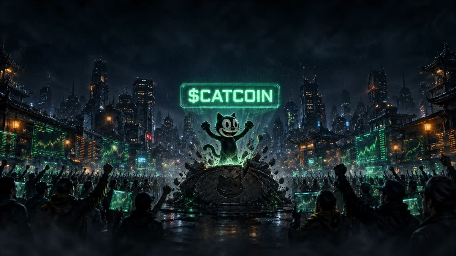 CATCOIN Just Did $2.8M in Volume, and Solana Is Rebooting One of Crypto's Oldest Meme Brands