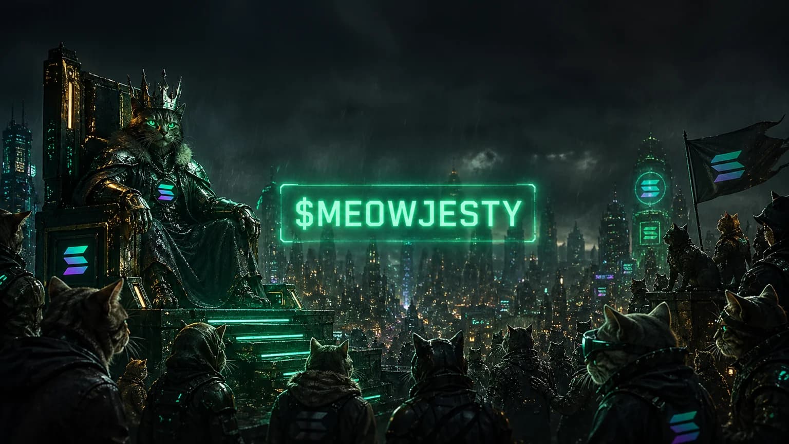 MEOWJESTY Just Did $840K in Volume, and Solana Has a New Cat King Trying to Rule the Board