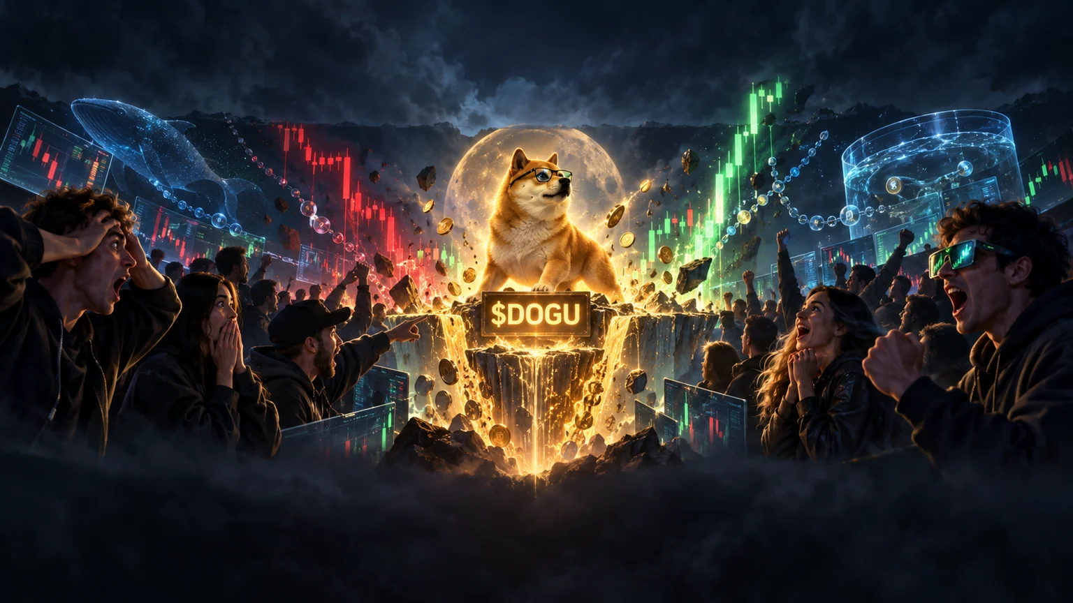 $DOGU Rips 1,031% in Its First Hour, But the Pool Is Still Thin
